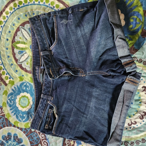 Womens Apt 9 Denim Blue Women's Shorts - Picture 4 of 9